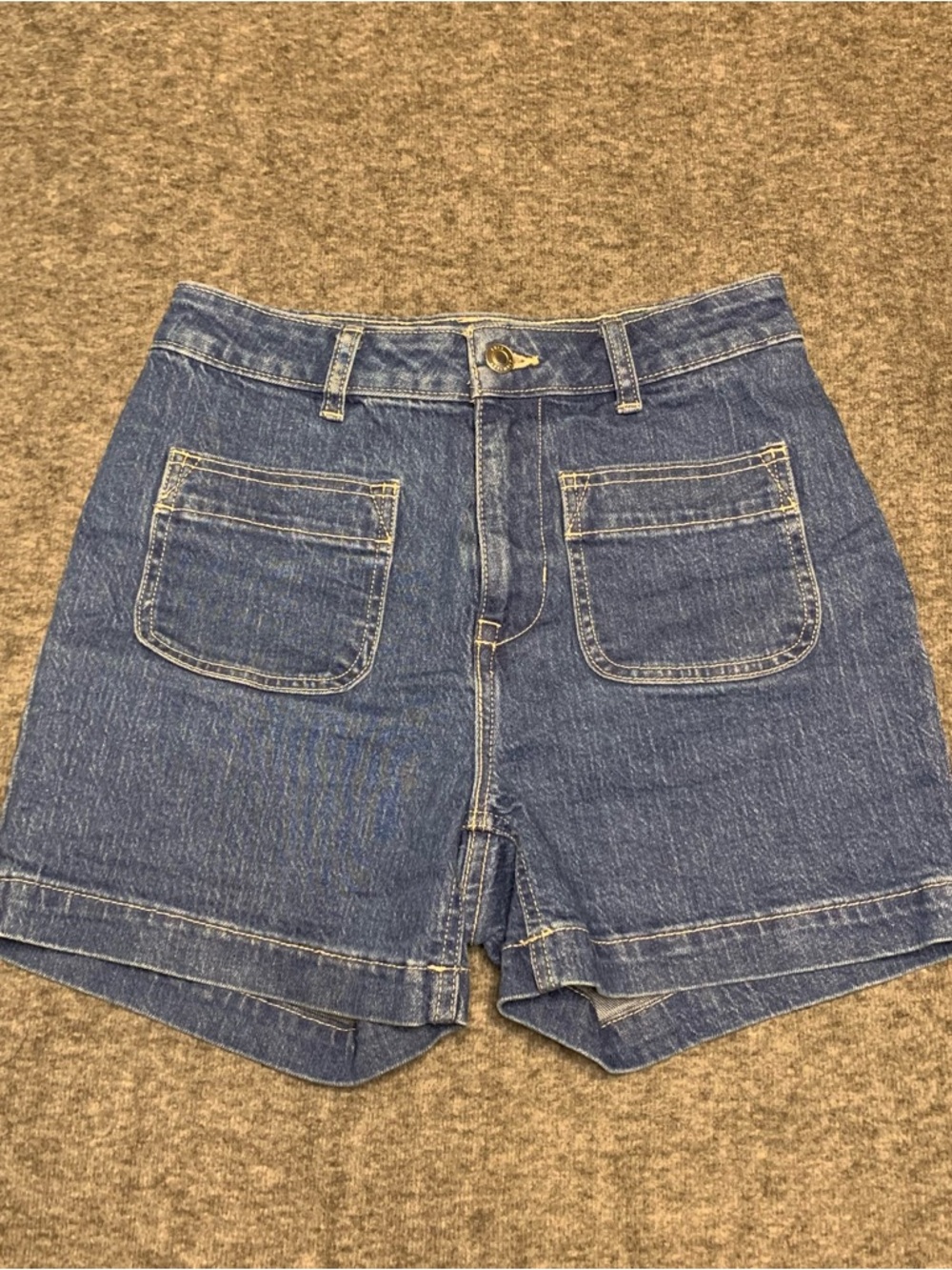 Free Assembly High-Rise Denim Shorts